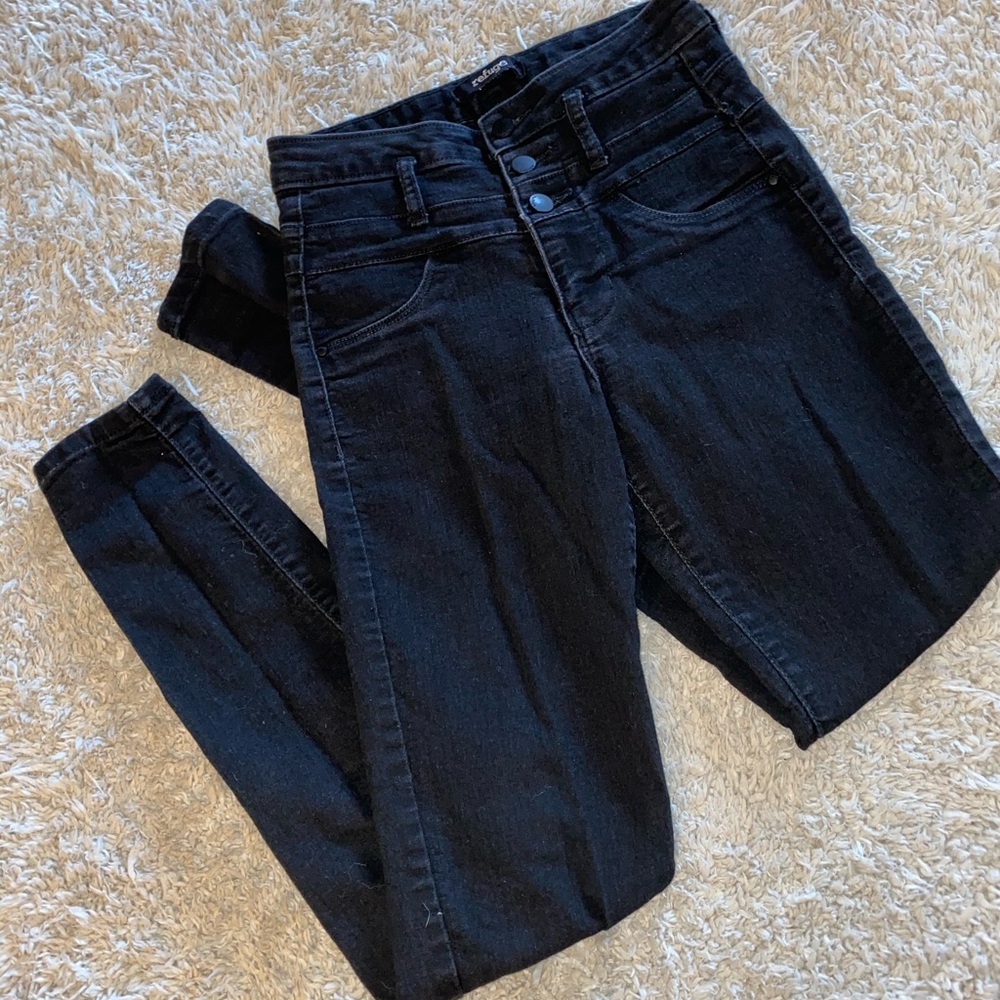 Refuge skinny back jeans, high waisted